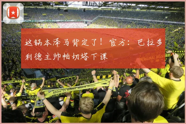 这锅本泽马背定了！官方：巴拉多利德主帅帕切塔下课