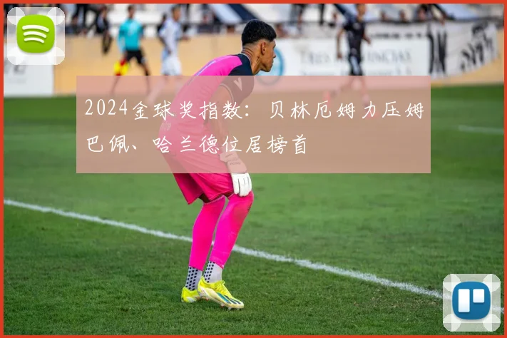 2024金球奖指数：贝林厄姆力压姆巴佩、哈兰德位居榜首
